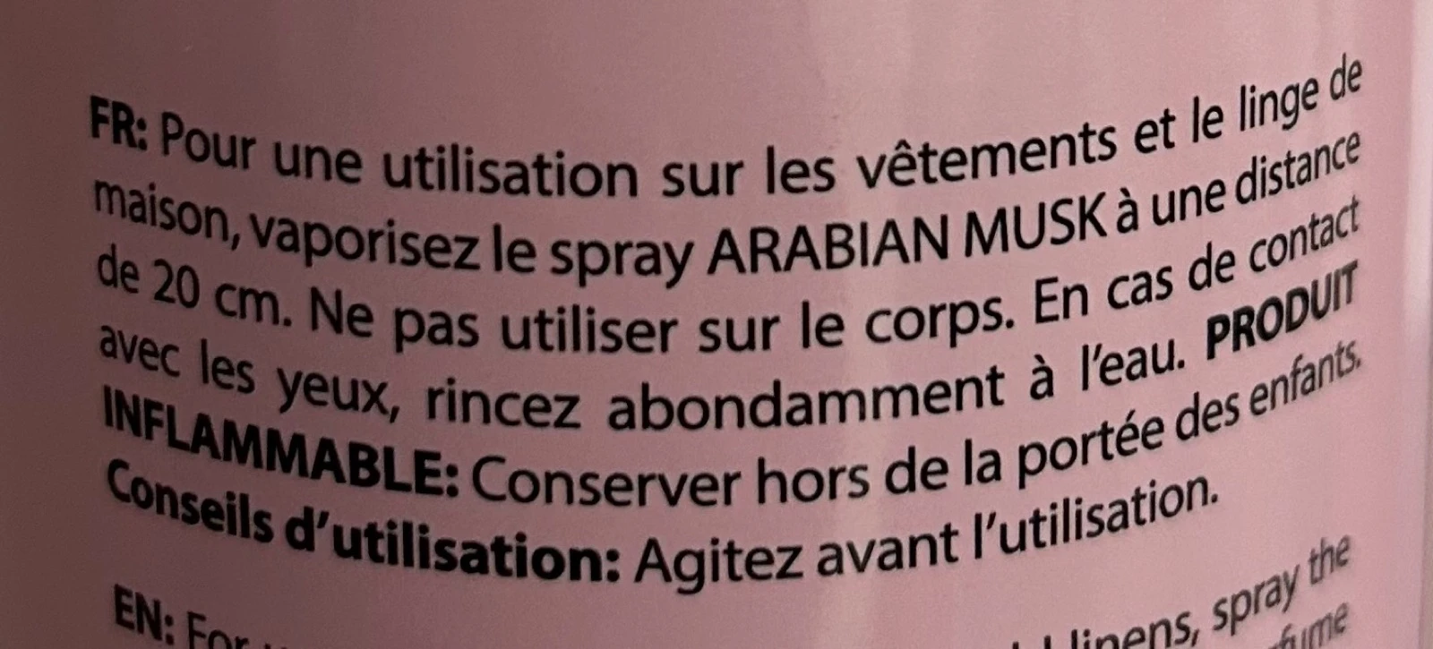 YARA PINK binnen-/linnen spray 250 ml – photo 2